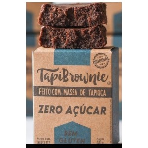 BROWNIE DE TAPIOCA SEM AÇUCAR