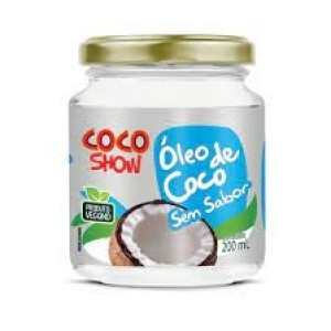 Óleo de Coco Sem Sabor 200ml Coco Show